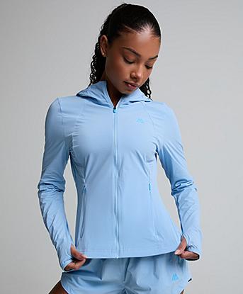 Montirex Womens Dusk Light Jacket in Blissful Blue