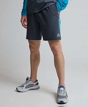 Montirex Force Short in Slate Grey / Vivid Aqua