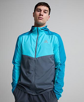 Montirex Breeze 3.0 Windbreaker in Slate Grey / Vivid Aqua / Aisen