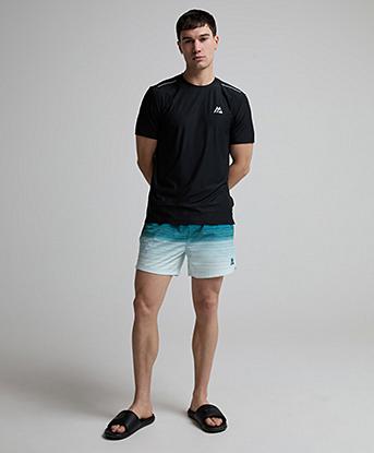 Montirex Trail Swim Short in Deep Teal / Water Springs