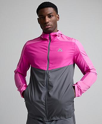 Montirex Breeze 3.0 Windbreaker in Mauve Pink / Anastasia / Cement Grey