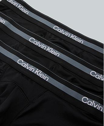 Calvin Klein 3 Pack Long Boxer Brief in Black / Black / Black