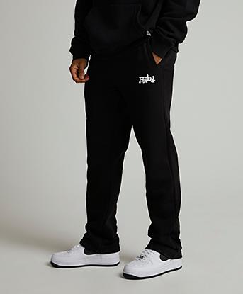 Faded Store Liquid Puff Jogger in Black