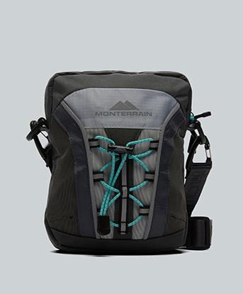 Monterrain Mantle XS Mini Bag in Salted Fog / Forged Steel / Urban Charcoal