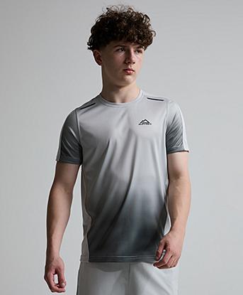 Alpyrex Junior Iolite Poly T-Shirt in Misted Pearl
