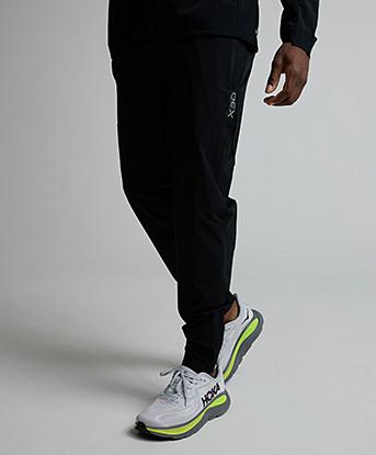 OEX Bachar Tracksuit Pant in Black / White / Black