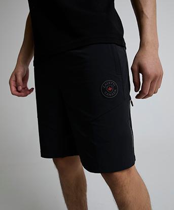 Zavetti Canada Atlin 2.0 Woven Short in Black