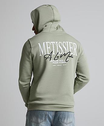 Metissier Bodhi Overhead Hoodie in Tide Moss