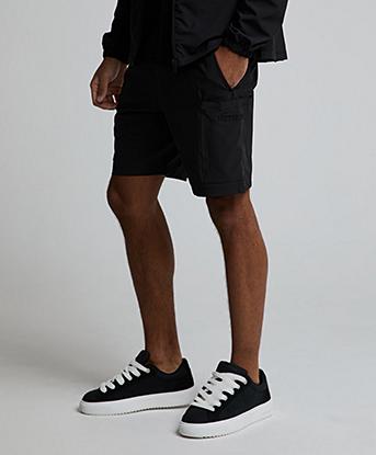 Metissier Dorian Cargo Short in Black