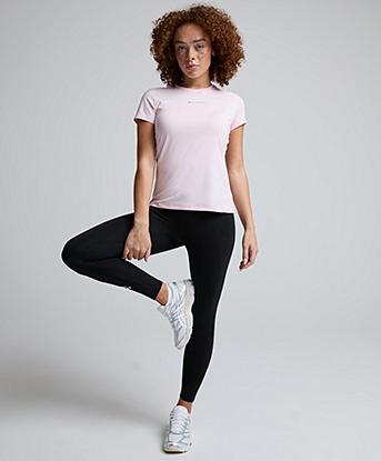 Monterrain Womens Lyder 2.0 Sports T-Shirt in Rosy Swirl