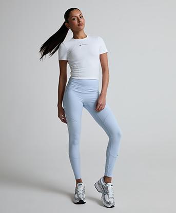 Monterrain Womens Altitude Slim Fit T-Shirt in Optic White
