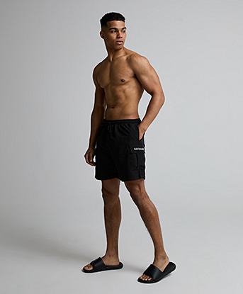 Metissier Ronan Cargo Swim Short in Black