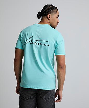 Metissier Viggo 2.0 T-Shirt in Azure Wave / Black / Optic White