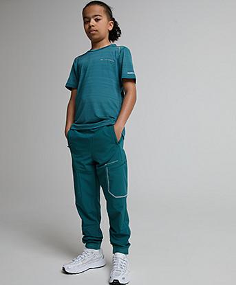 Monterrain Junior Bolt 2.0 Space Dye T-Shirt in Seafarer Teal