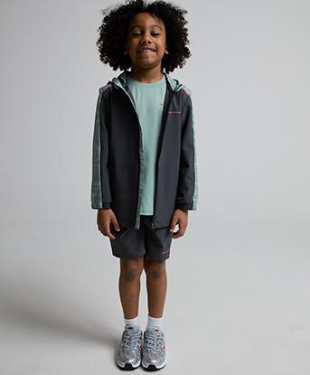 Monterrain Nursery Talas Tri-Set in Urban Charcoal / Glacial Mint / Sunset