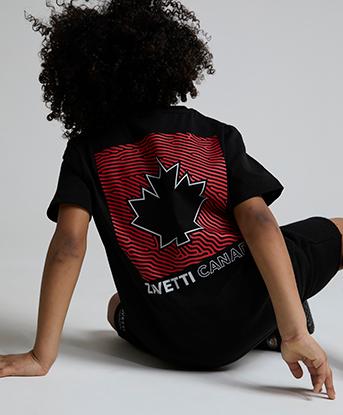 Zavetti Canada Nursery Matera 2.0 T-Shirt and Shorts Set in Black