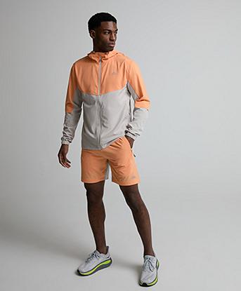 Alpyrex Ontera Running Short in Feather Cloud