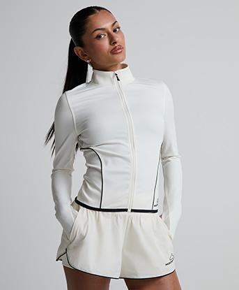 Chiffon White / Black