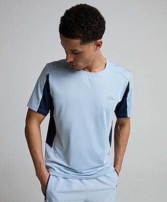 Alpyrex Delta 2.0 T-Shirt in Misted Lake / Naval Ink