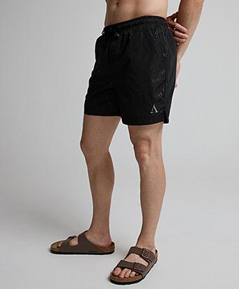 Alessandro Zavetti Lorellino 2.0 Swim Short in Black / Smoke Grey