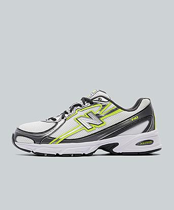 White / Charcoal / Yellow