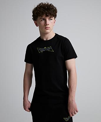 Alpyrex Junior Summit Trail Graphic T-Shirt in Black