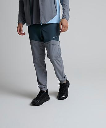 Monterrain Vault Woven Running Pant in Midnight Echo / Twilight Graphite / Skybound Blue