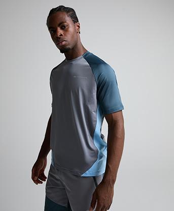 Monterrain Vault T-Shirt in Midnight Echo / Twilight Graphite / Skybound Blue