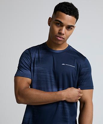 Monterrain Stability Jacquard T-Shirt in Velvet Dusk