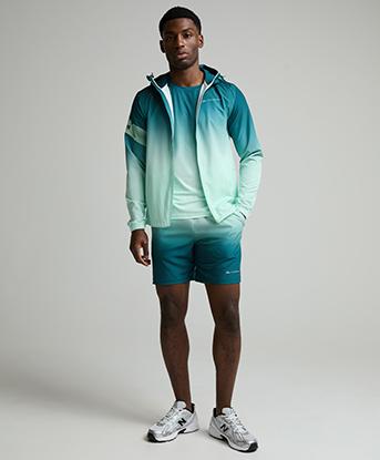 Seafarer Teal / Stream Green