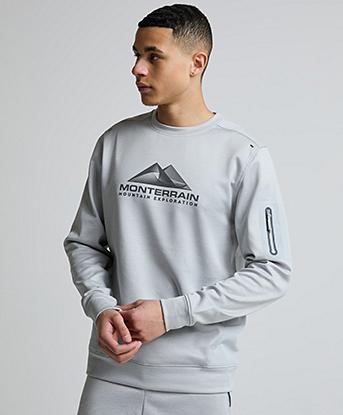 Monterrain Speed 2.0 Poly Fleece in Salted Fog Melange
