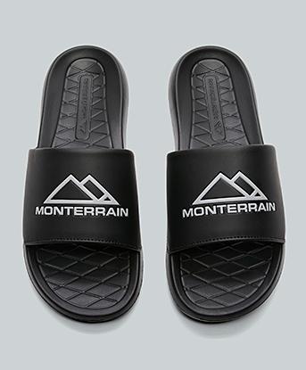 Monterrain Apex Slide in Black / Harbor Mist