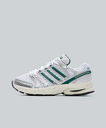 White / Collegiate Green / Silver