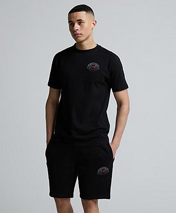 Zavetti Canada Botticini Compatto T-Shirt and Shorts Set in Black
