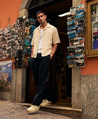 Celebre Marrakesh Textured Jacquard Shirt in Whispered Taupe