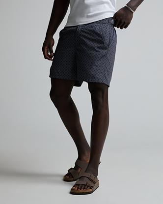 Celebre Monogram Swimshort in Urban Charcoal / Winter Ash