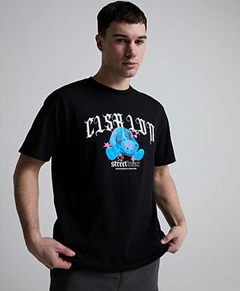 Closure London Headless Graffiti Teddy T-Shirt in Black