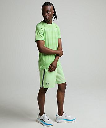 Under Armour Velociti T-Shirt in Lumos Lime / Reflective