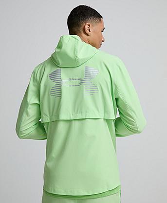 Under Armour Velociti Jacket in Lumos Lime / Reflective