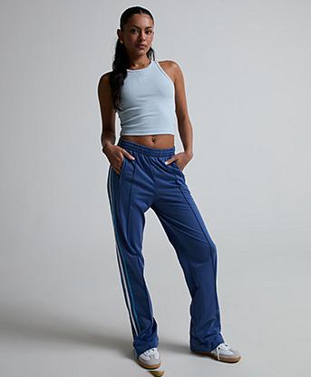 adidas Originals Womens Essentials Rib Tank Top in Crystal Sky