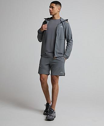 Trailberg Zone Hoodie in Nightfall Grey / Lunar Grey
