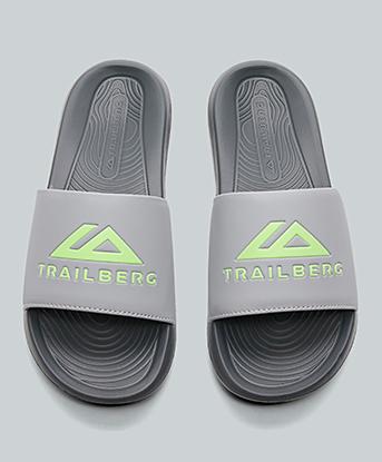 Trailberg Junior Core Slide in Graphite Grey / Lunar Grey / Neon Lime