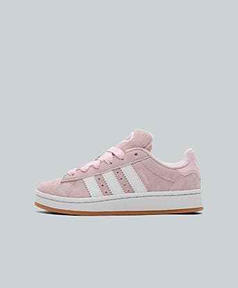 adidas Originals Infant Campus 00s Trainer in Clear Pink / Footwear White / Gum 2