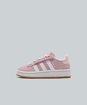 adidas Originals Nursery Campus 00s Trainer in Clear Pink / Footwear White / Gum 2