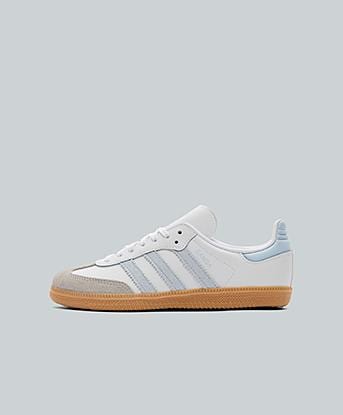 adidas Originals Infant Samba OG Trainer in Footwear White / Crystal Sky / Gum 3