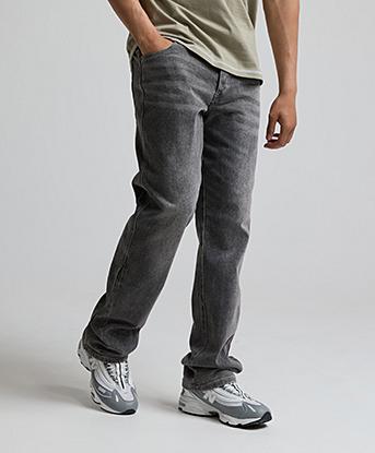 Dripmade Corrupt Flare Denim Jean in Charcoal