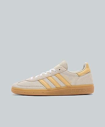 adidas Originals Womens Handball Spezial Trainer in Alumina / Orange Tint / Footwear White