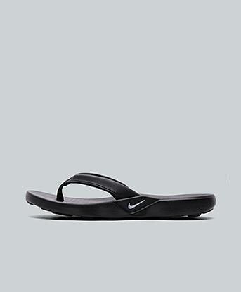 Nike Womens Marina Flip Flop in Black / White