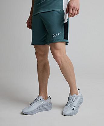 Nike Dri-FIT Academy Football Short in Mineral Slate / White / Black / White