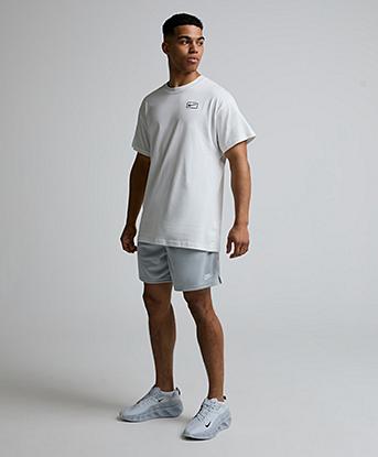 Nike Club Flow Mesh Short in Light Smoke Grey